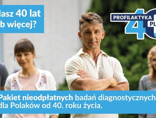 Przasnysz w rządowym programie Profilaktyka 40 plus