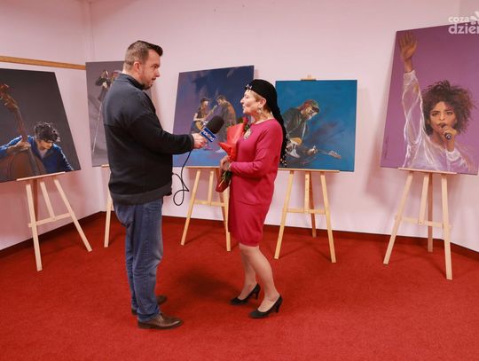 "Przemyślane emocje" - wystawa obrazów Joanny Rodowicz. Autorka mówiła o niej dla Radia Rekord