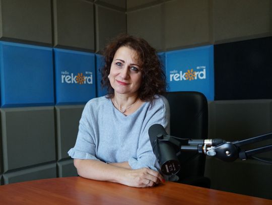Dr Ewa Wiśniewska w studiu Radia Rekord