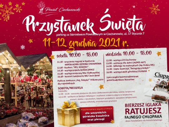 „Przystanek Święta” w centrum Ciechanowa