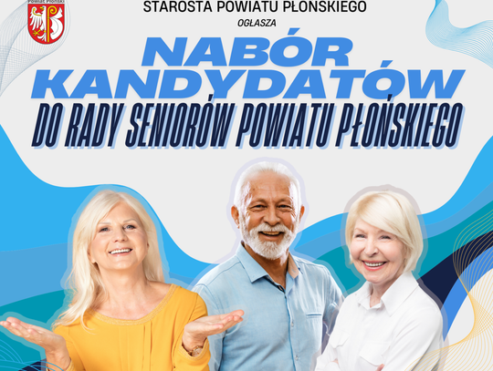 Rada Seniorów Powiatu Płońskiego - nabór kandydatów!