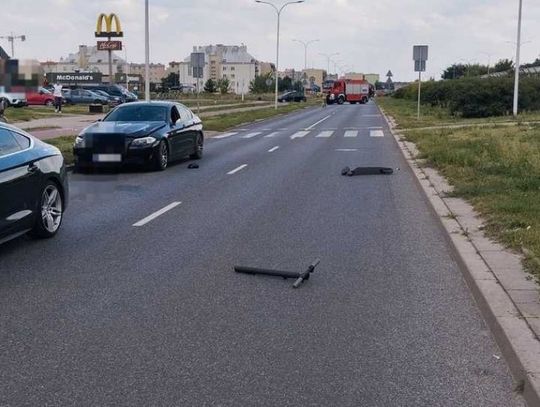 Ranni użytkownicy hulajnóg i rowerów - dwa wypadki w Ciechanowie
