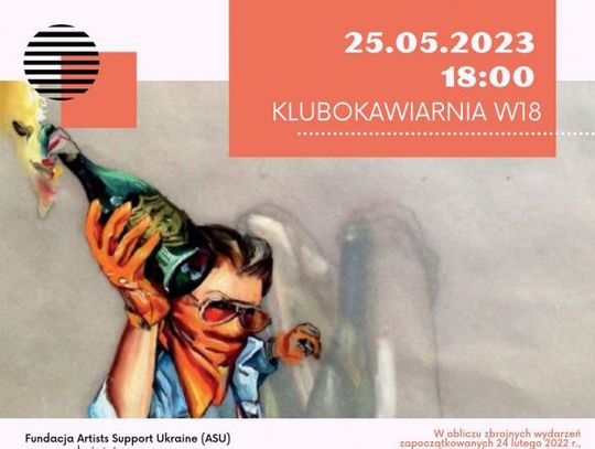 "Ready to print." Wystawa artystów wspierających Ukrainę w Klubokawiarni W18