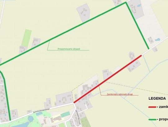 Remont drogi Opinogóra-Długołęka. W poniedziałek kierowców czekają utrudnienia. 