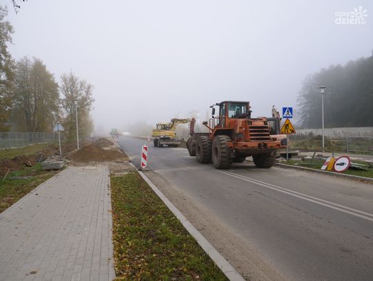 Remont ul. Płockiej w Mławie -  zobacz, co już zrobiono!