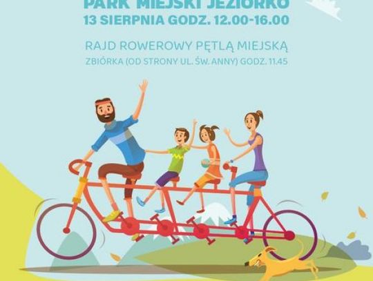 Rodzinny Piknik Rowerowy w parku Jeziorko