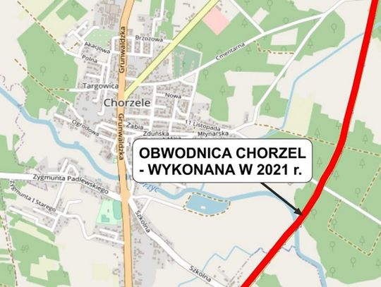 Rondo włączy obwodnicę Chorzel do drogi wojewódzkiej. Niebawem rusza inwestycja