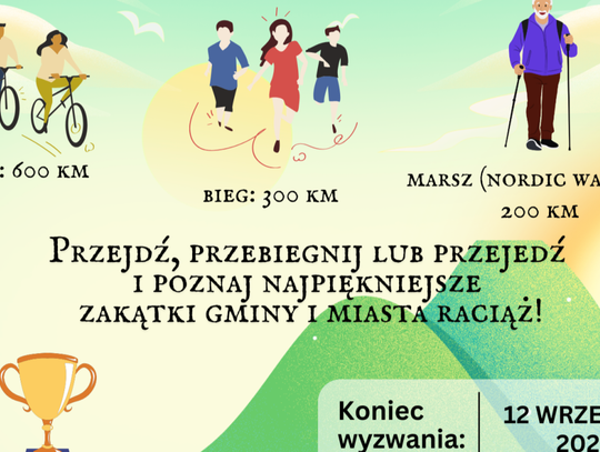 Rowerem, biegiem, marszem – Raciąż zaprasza do sportowej przygody Rowerem, biegiem, marszem – Raciąż zaprasza do sportowej przygody