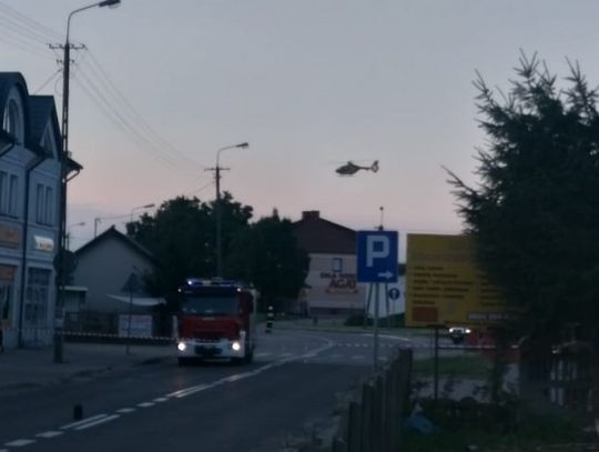 Rowerzysta wjechał wprost pod motocykl. Są ranni po wczorajszym wypadku w Grudusku