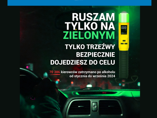 "Ruszam tylko na zielonym" - ważne przesłanie