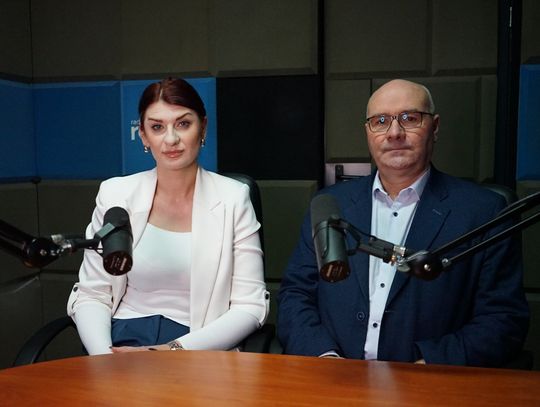 Dr Sandra Brzeska - Zagroba i dr inż. Wojciech Sosnowski w studio Radio Rekord