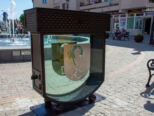 Skarbonka w centrum Ciechanowa