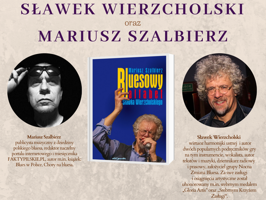 Plakat o wieczorze bluesowym
