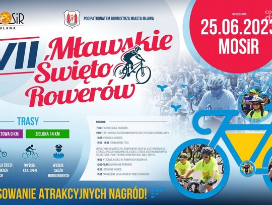 Spędź aktywnie czas na dwóch kółkach! Nadchodzi Mławskie Święto Rowerów