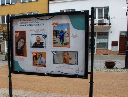 Społecznicy w gablotach na Warszawskiej, ruszyła akcja dla wolontariuszy