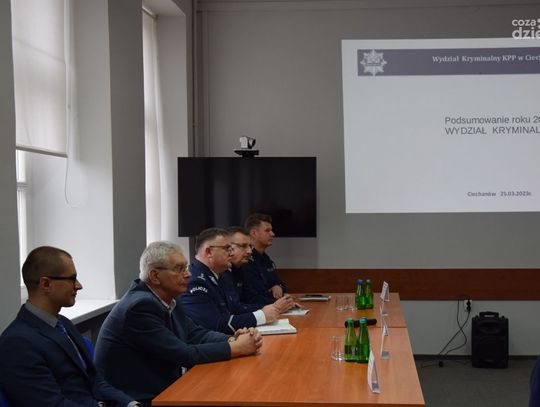 Spotkali się na rocznej odprawie. Policja: Mniej wypadków w powiecie ciechanowskim