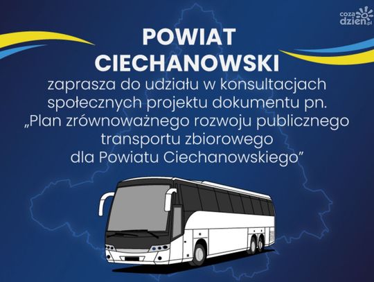 Spotkanie dotyczące planu zrównoważonego rozwoju publicznego transportu zbiorowego dla Powiatu Ciechanowskiego