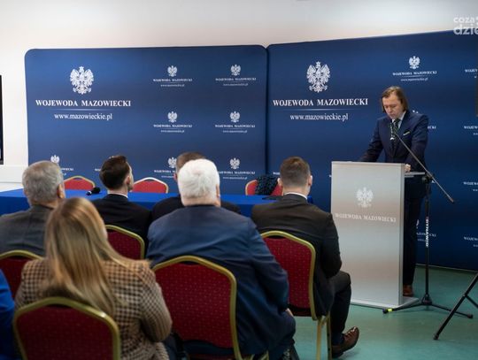 Spotkanie wojewody Mazowieckiego z samorządowcami w Ciechanowie