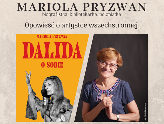 Plakat o spotkaniu w Miejska Biblioteka Publiczna w Ciechanowie