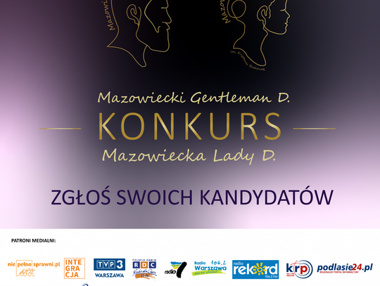 Sprawni Niepełnosprawni! Ruszyły 
konkursy Mazowieckiego Centrum Polityki Społecznej: Mazowiecka Lady D. i Mazowiecki Gentleman D