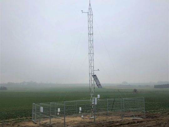 Stacja meteorologiczna w gminie Grudusk. Pierwsze pomiary już przesłane
