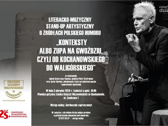 Stand-up literacko-muzyczny już w sierpniu!