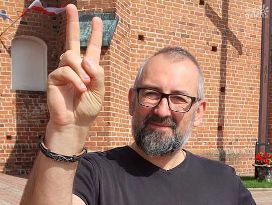 Starosta Przasnyski Krzysztof Bieńkowski zdjął krawat