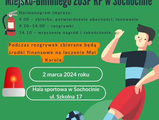Strażacki Turniej Halowej Piłki Nożnej - sport i dobroczynność łączą siły 