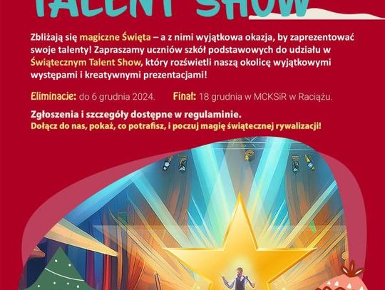 Świąteczny Talent Show w Raciążu: Weź udział i zabłyśnij!