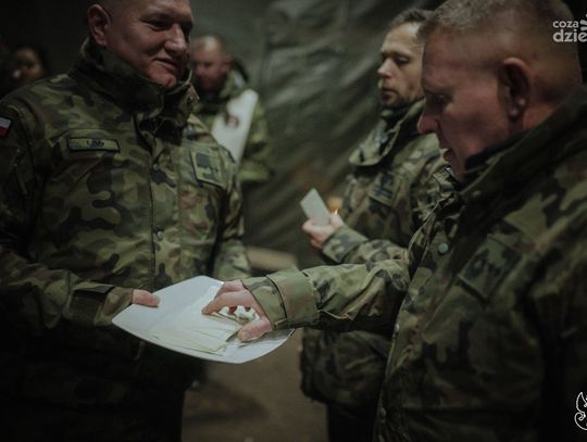 Święta na granicy: żołnierze Wojsk Obrony Terytorialnej na służbie