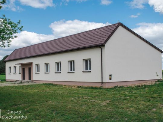 Świetlica wiejska w Grędzicach jak nowa - zakończono termomodernizację 