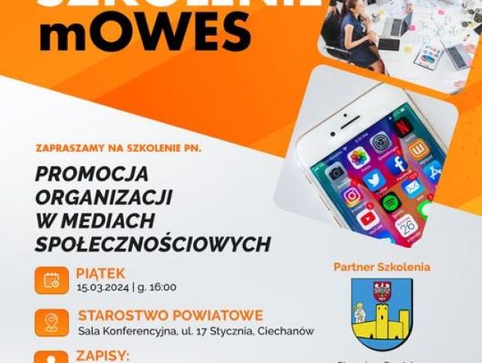 Szkolenie mOWES: Promocja Organizacji w Mediach Społecznościowych