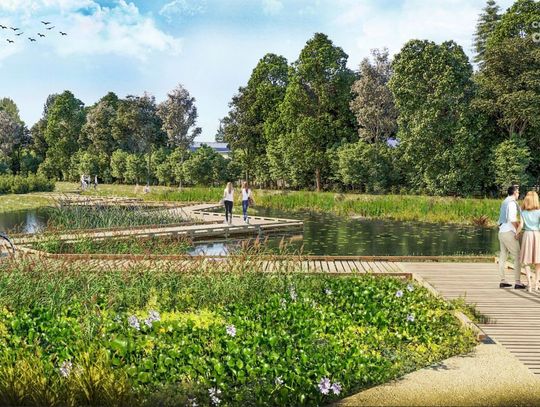 Tak będzie wyglądał park w Gołotczyźnie (wizualizacja)