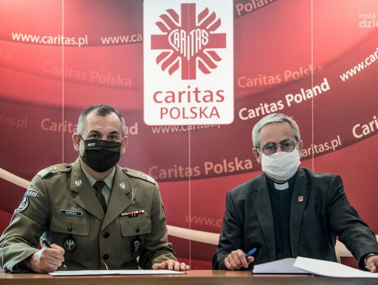 Terytorialsi sformalizowali współpracę z Caritasem