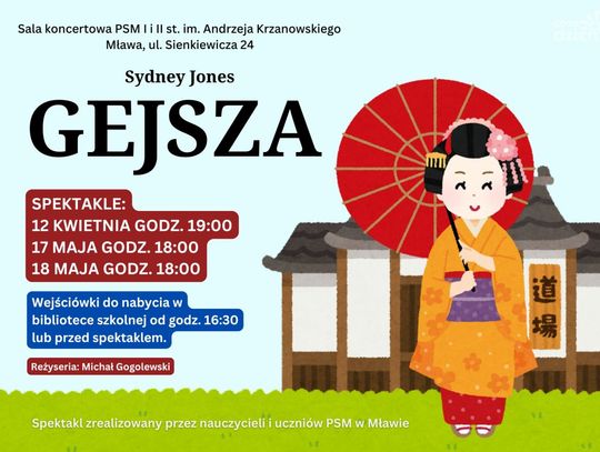 To już tradycja PSM w Mławie. Uczniowie i nauczyciele przygotowali spektakl operetkowy