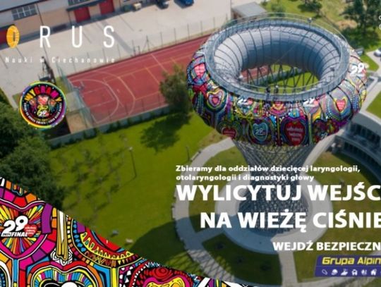 Torus gra z Wielką Orkiestrą Świątecznej Pomocy! Do wylicytowania wejście na wieżę!