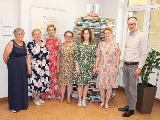 Tradycyjne spotkanie bibliotekarzy w opinogórskiej bibliotece