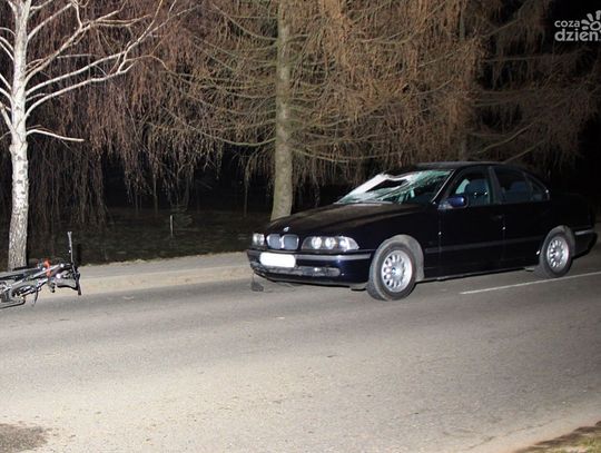 Tragedia na drodze, nie żyje rowerzysta