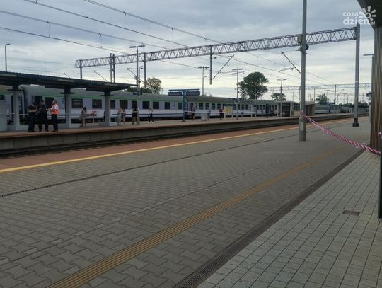 Tragedia na dworcu. Policja: Pod pociąg rzuciła się ciechanowianka