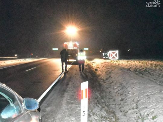 Tragiczny wypadek pod Gołyminem, nie żyje 47-latek