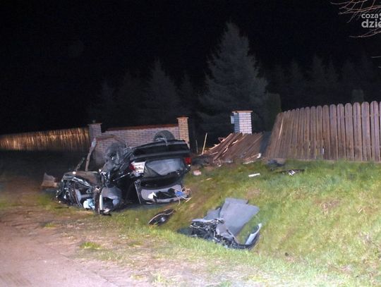 Tragiczny wypadek w powiecie mławskim. Zginął 21-latek