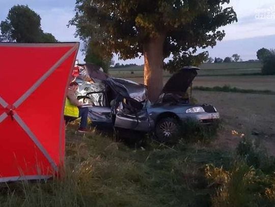 Tragiczny wypadek w Rembielinie, zginął 20-latek