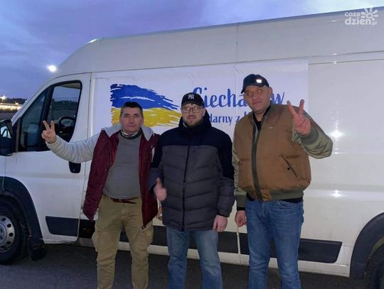 Transport materiałów medycznych z Ciechanowa już na Ukrainie