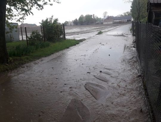 Ulewa nas nie oszczędziła. Strażacy mieli co robić