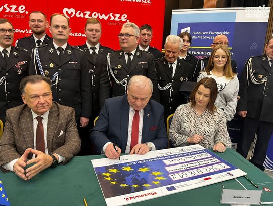 Unijne fundusze dla OSP z powiatu płońskiego