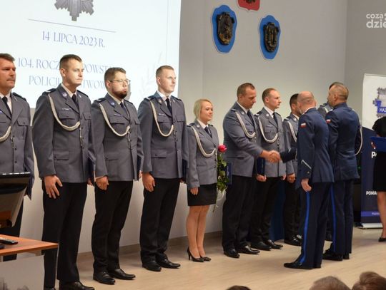 Uroczystość w Mławie: 104. rocznica powstania Polskiej Policji Państwowej