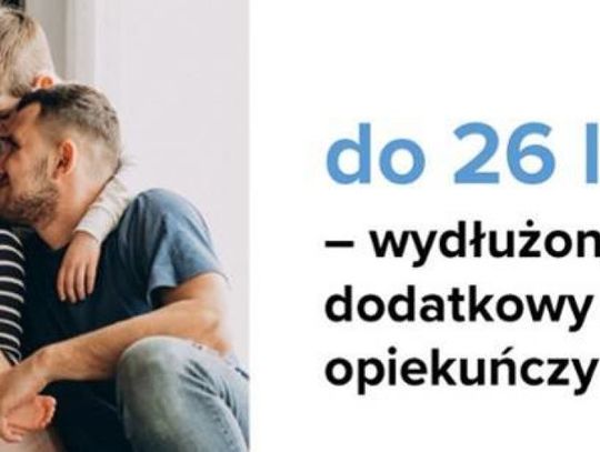 Uwaga rodzice! Zasiłek opiekuńczy wydłużony