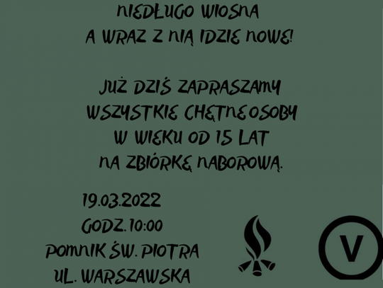 Vaganto - to nowa drużyna  ZHP w Ciechanowie