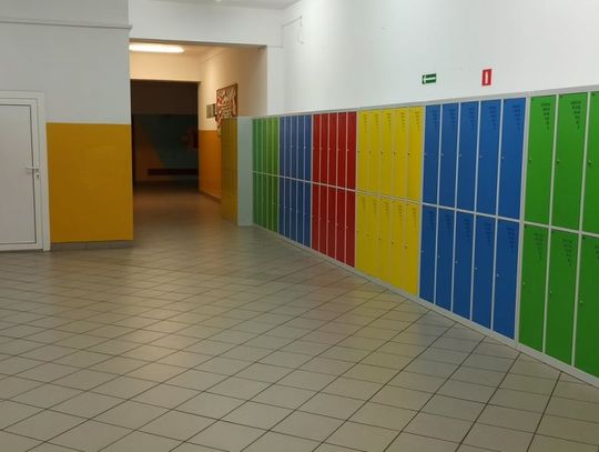 W Sońsku każdy uczeń ma swoją szafkę 