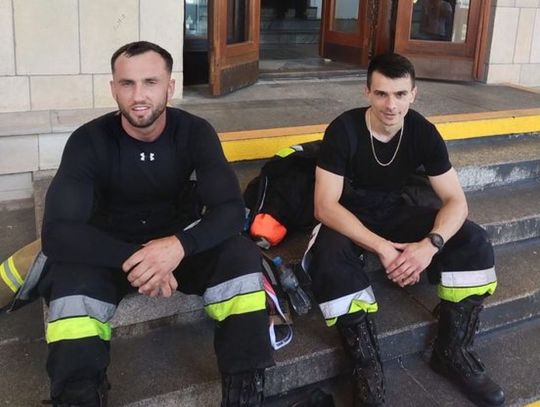 Warszawski pałac zdobyty przez ciechanowskich strażaków